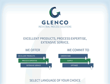 Tablet Screenshot of glencoproducts.com